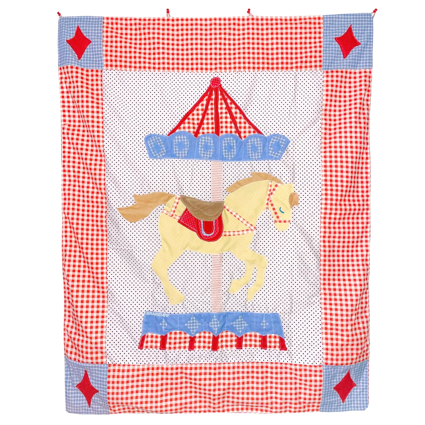 carousel horse tapestry