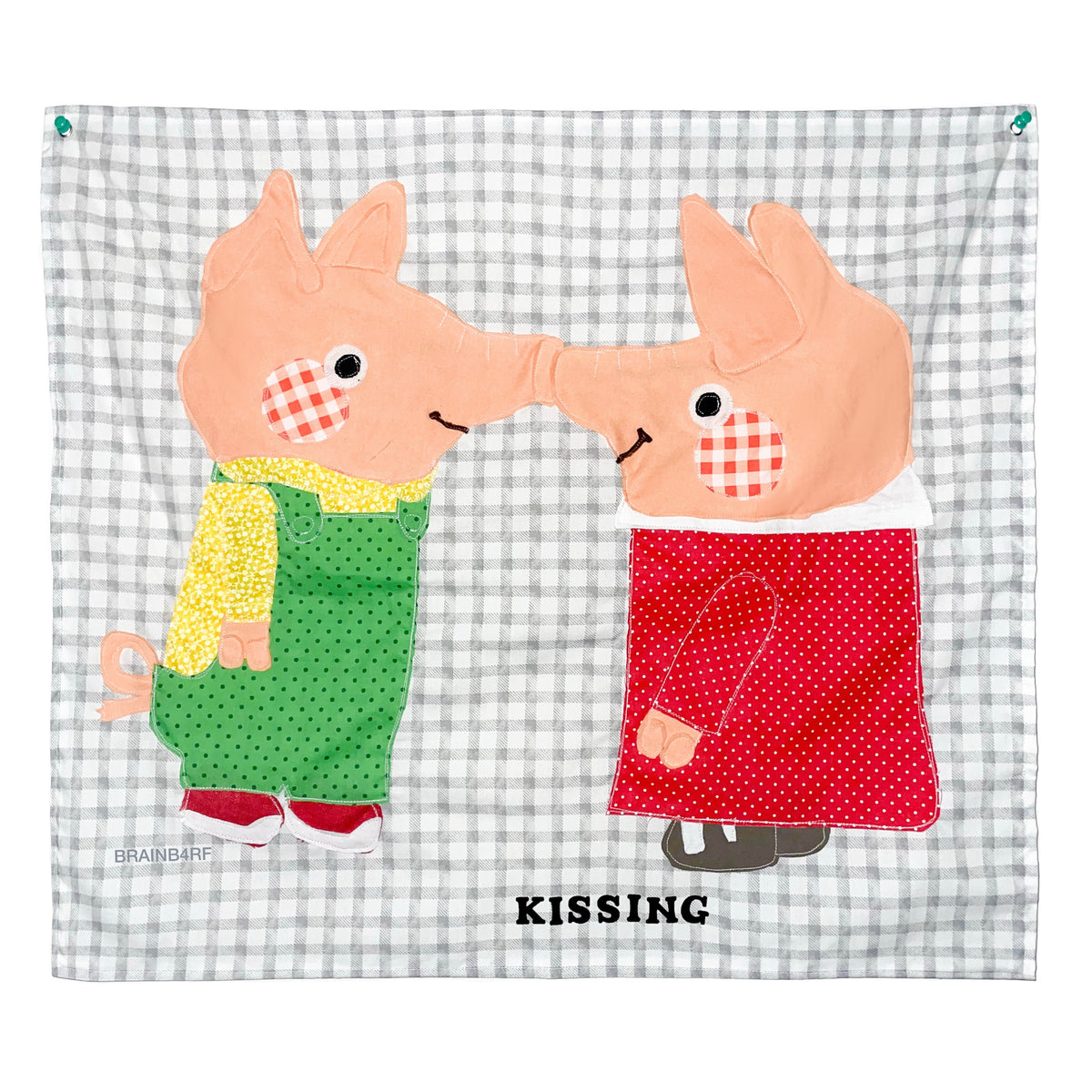 kissing tapestry