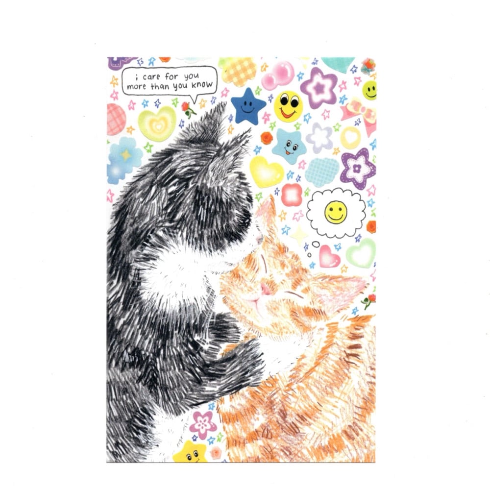 puppy + kitty postcards