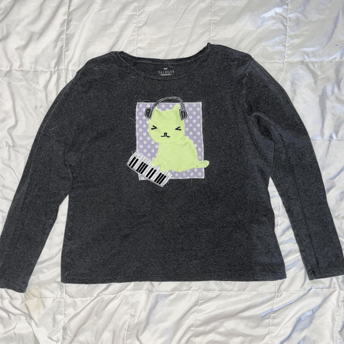 piano kitty shirt - 2