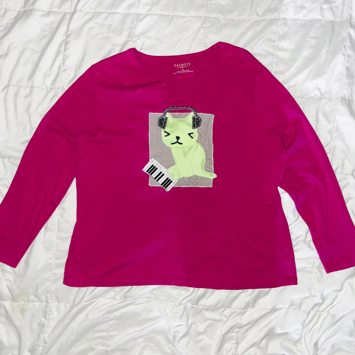 piano kitty shirt - 5