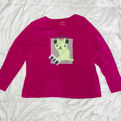 piano kitty shirt - 5