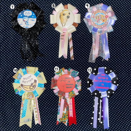 rosette button pins