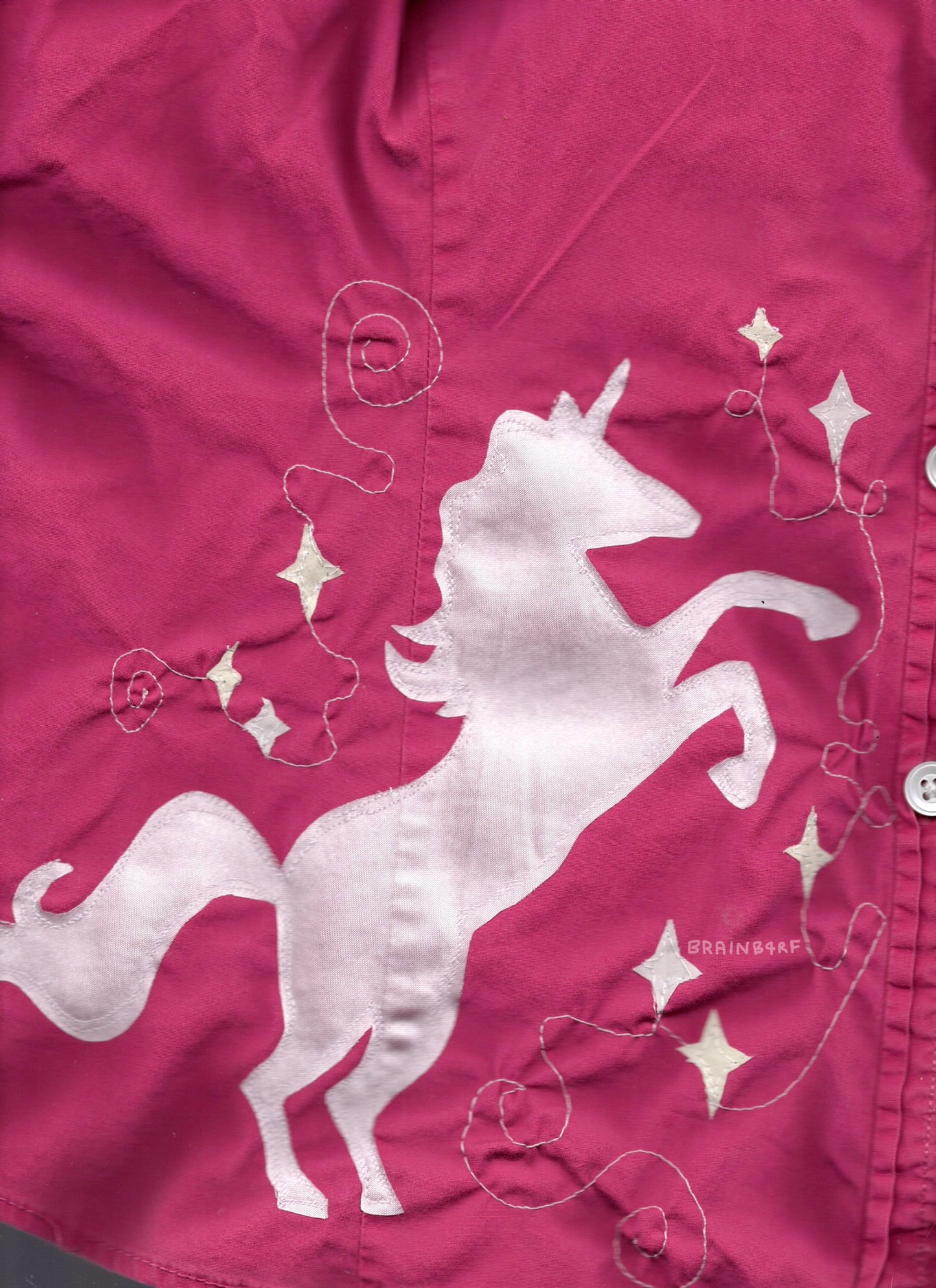 unicorn button up