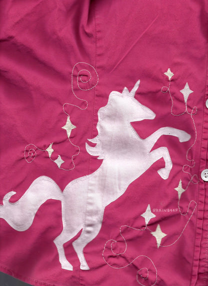 unicorn button up