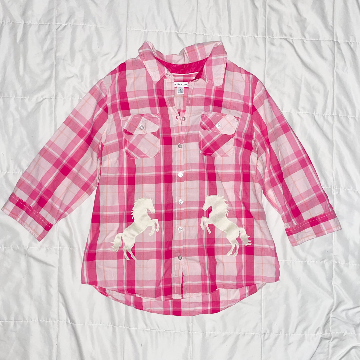 horse button up