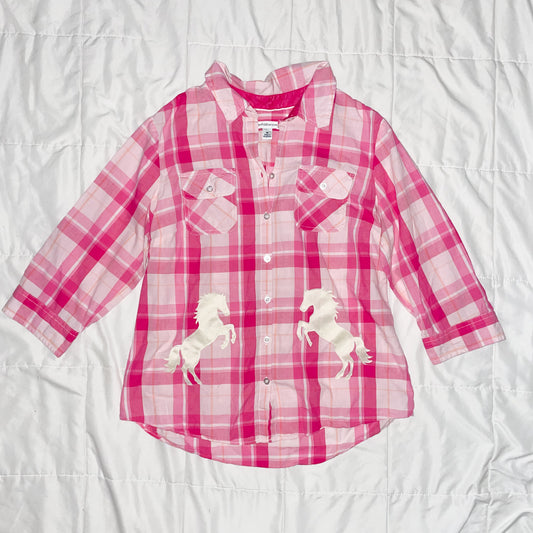 horse button up