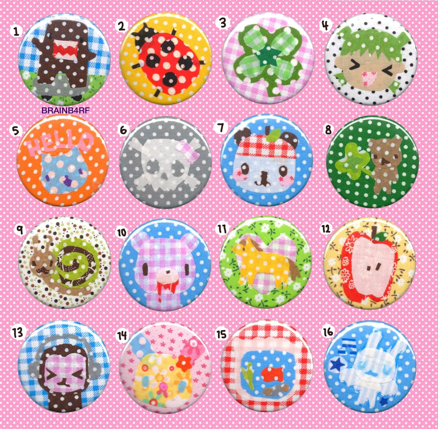 fabric scrap buttons