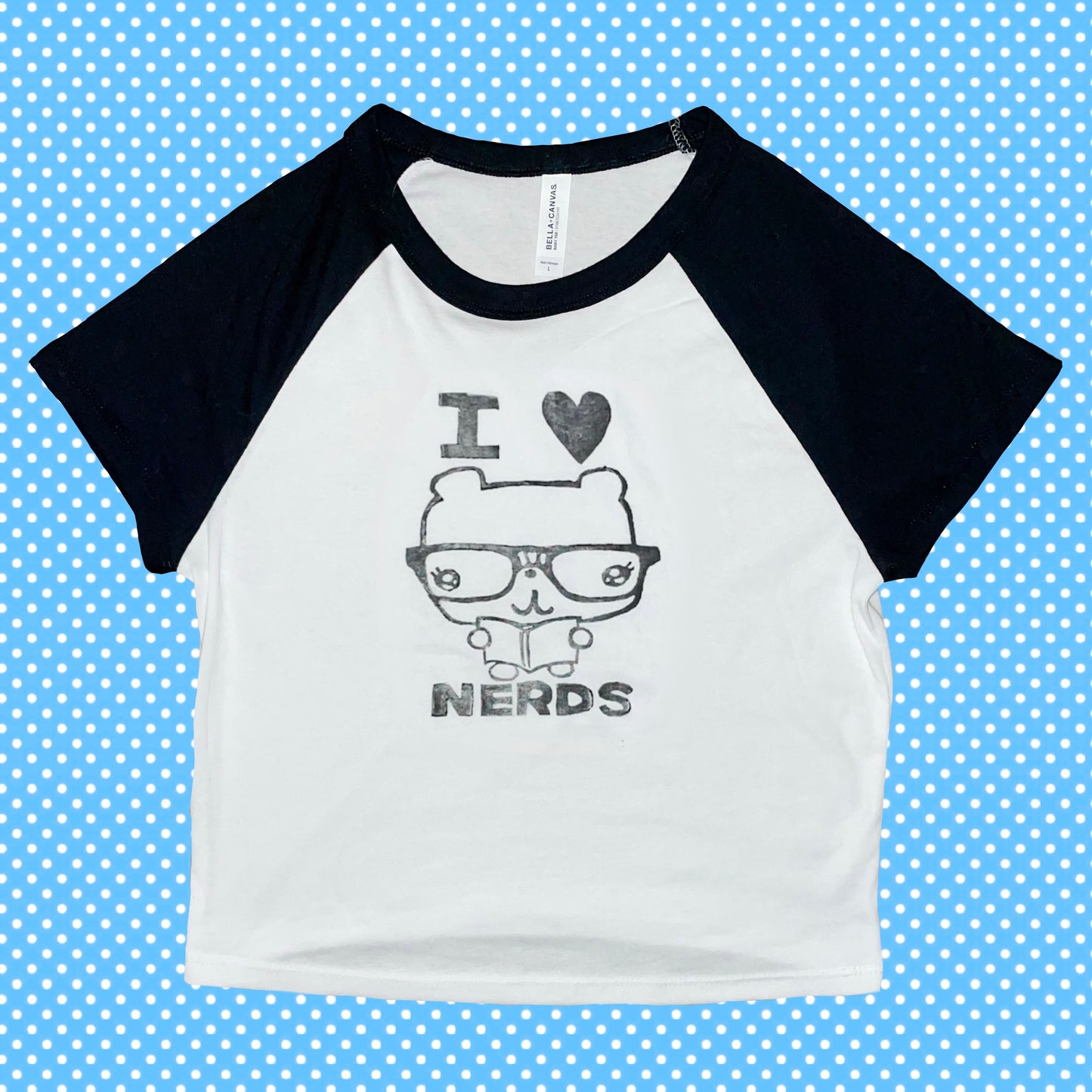 nerds cropped tshirt