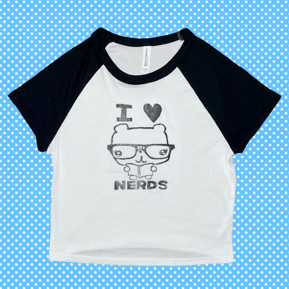 nerds cropped tshirt