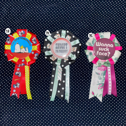 rosette button pins