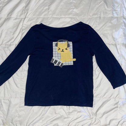 piano kitty shirt - 7