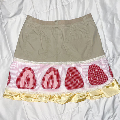 strawberry cake skirt