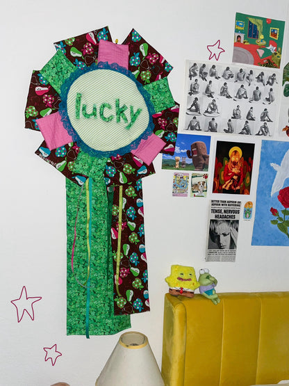 lucky rosette wall art