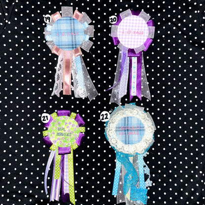 silly rosette buttons