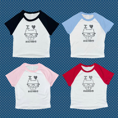 nerds cropped tshirt