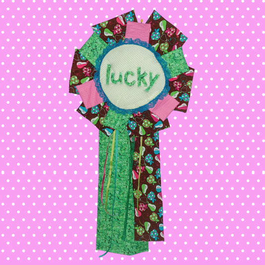 lucky rosette wall art