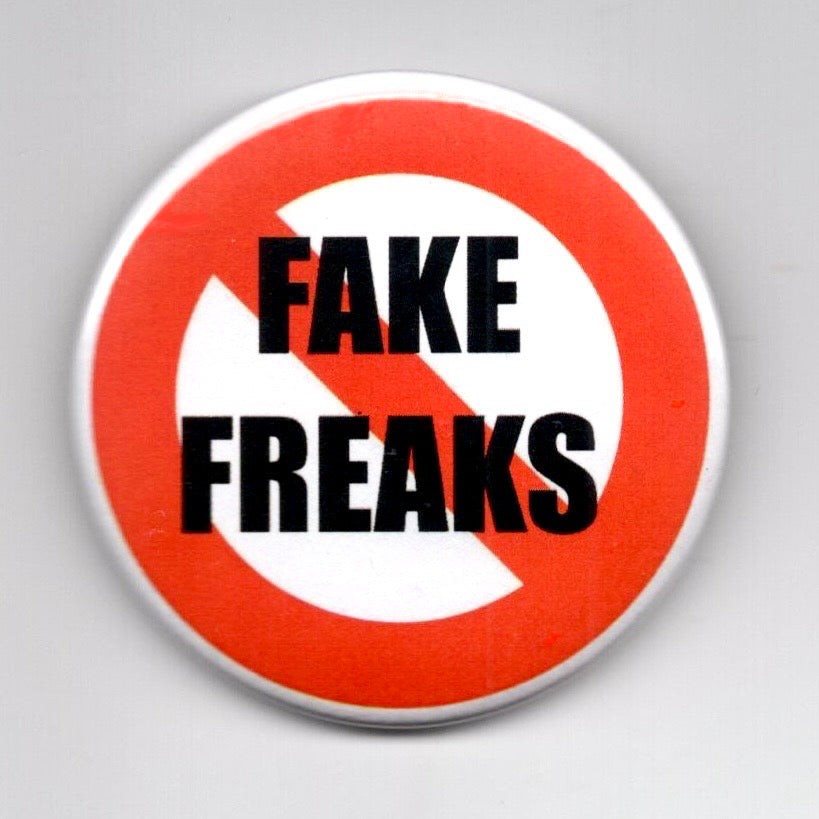 freak button pin