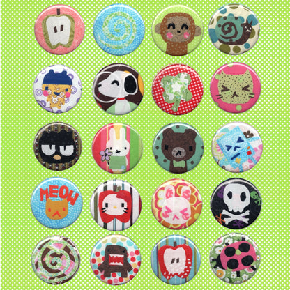 fabric scrap buttons