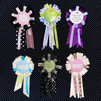 rosette button pins