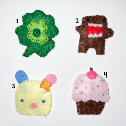 felt hairclips