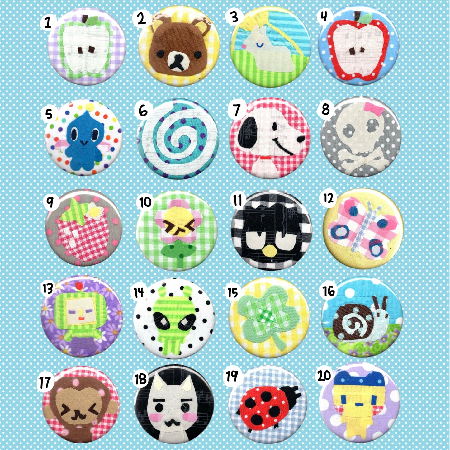 fabric scrap buttons
