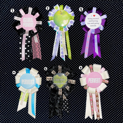 rosette button pins