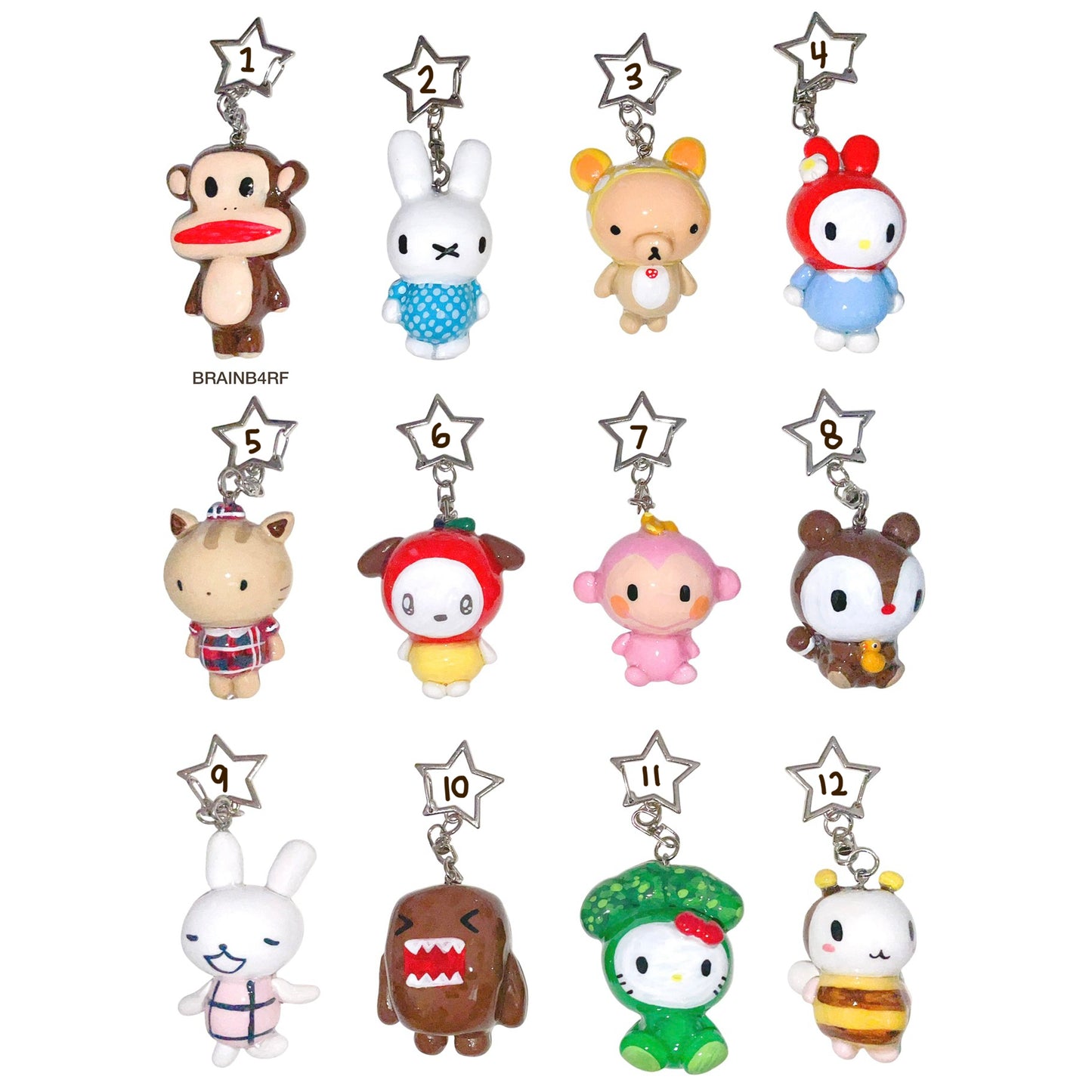 clay keychains