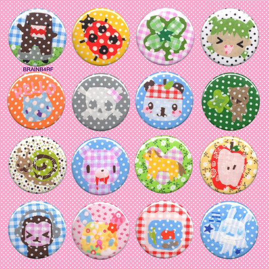 fabric scrap buttons