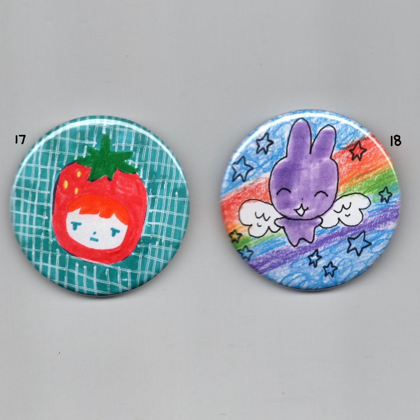 doodle button pins