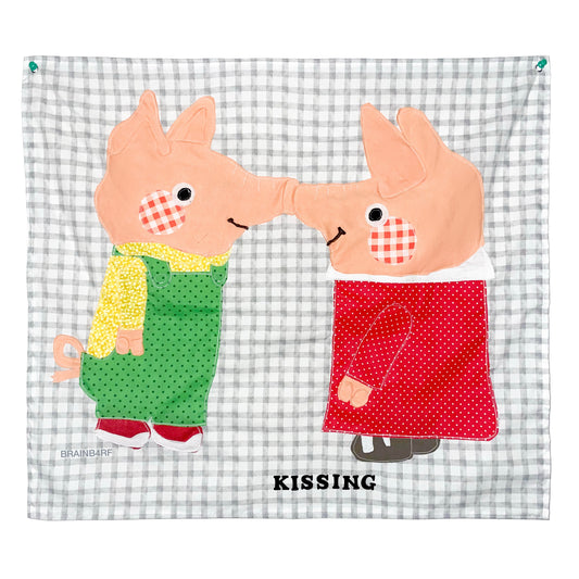 kissing tapestry
