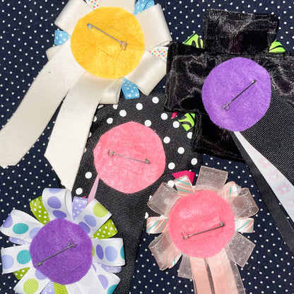 rosette button pins