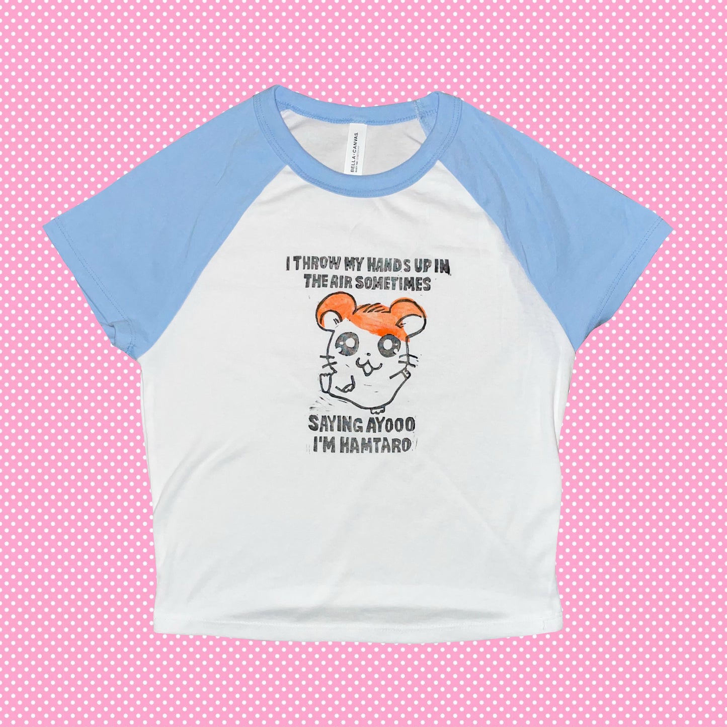 hamtaro cropped tshirt