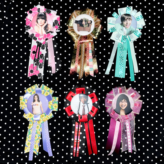 silly rosette buttons