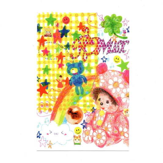 i <3 music postcard