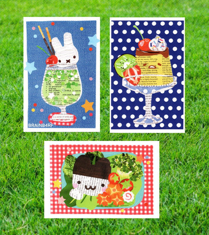 collage postcards