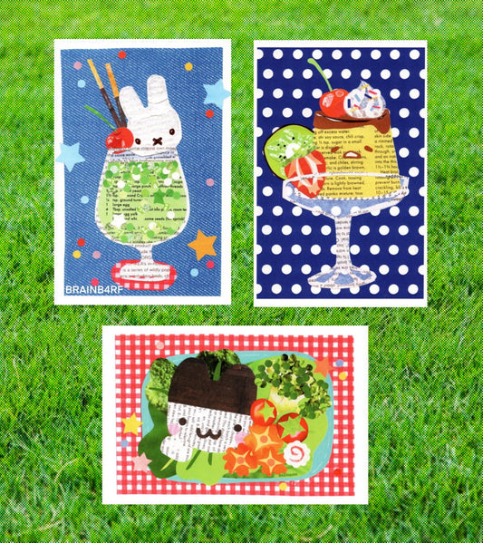 collage postcards