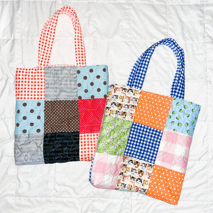 large quilted tote bags