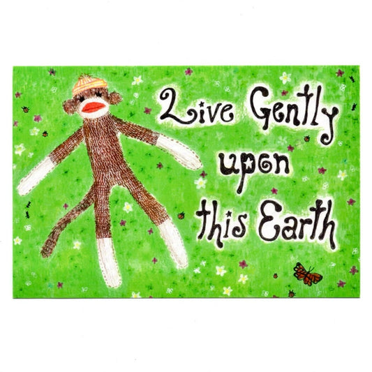 live gently postcard